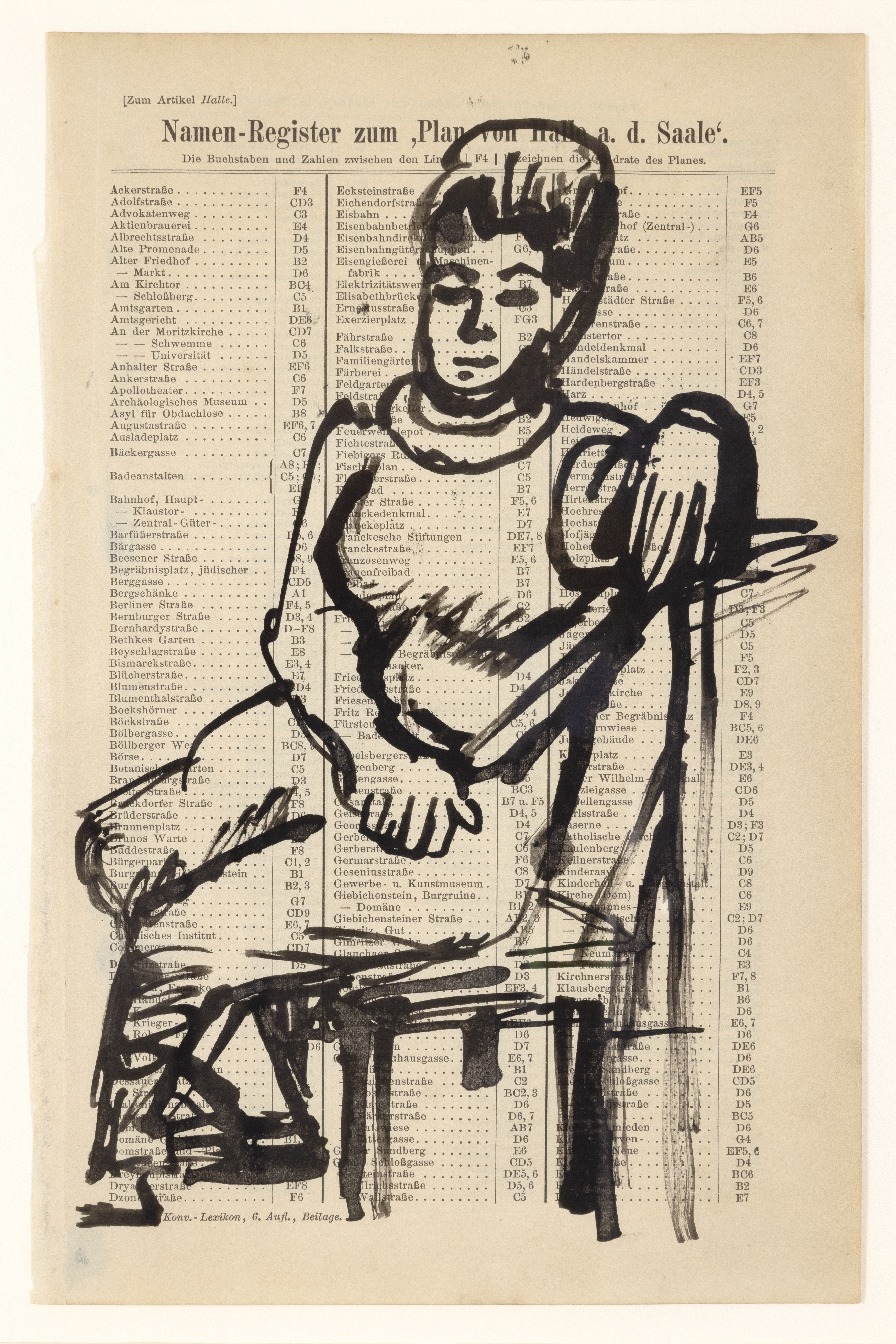 ohne Titel, aus der Serie "Skizzenbuch"