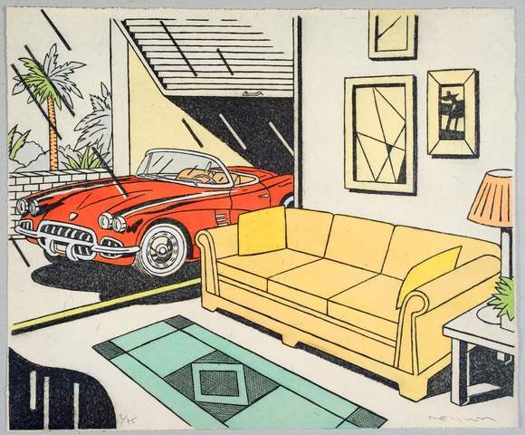 Suite "Autos": Corvette by Lichtenstein